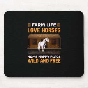 Mousepad Presente Equestre Cavalos De Amor Com A Vida Da