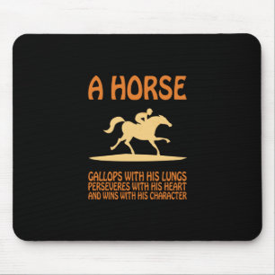 Mousepad Presente Equestre Galoços de cavalos