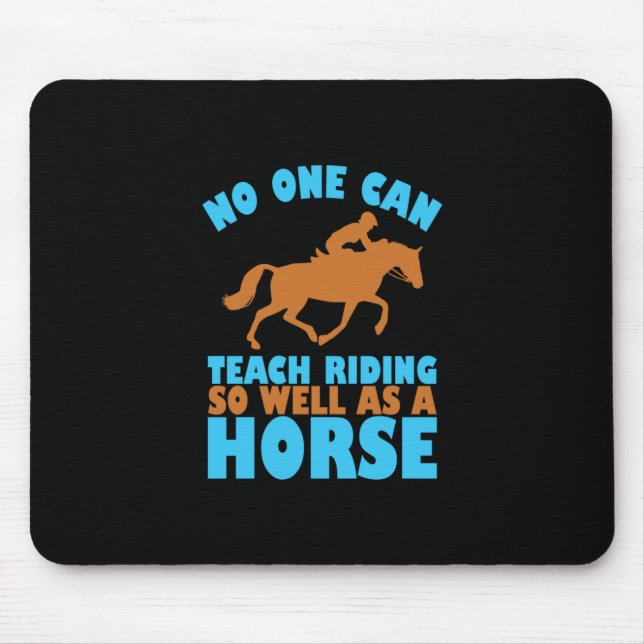 Mousepad Presente Equestre | Ninguém Pode Ensinar Anel (Frente)