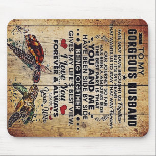 Mousepad Presente especial para Pai Carta Do Meu Marido