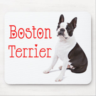 Mousepad Presente Fofo do Boston Terrier Amante de Cachorro