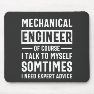Mousepad Presente Mecânico de Engenheiro Engraçado