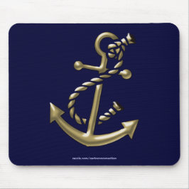 Mousepad Presente náutico marinho ancorado do navio