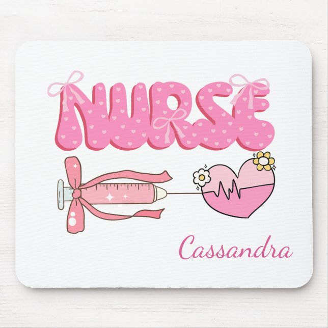 Mousepad Presente Nome Futuro Enfermeiro Estudante Escola d (Frente)
