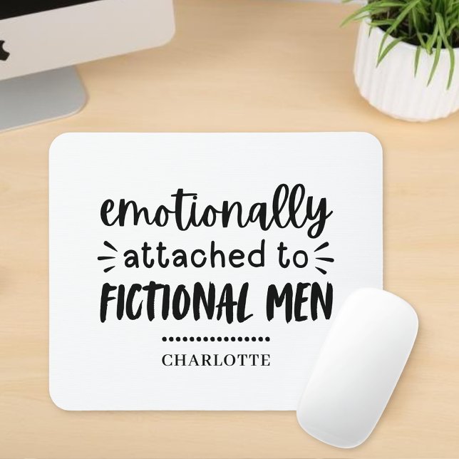 Mousepad Presente para Amante de Livros Frase Divertida Per (Criador carregado)