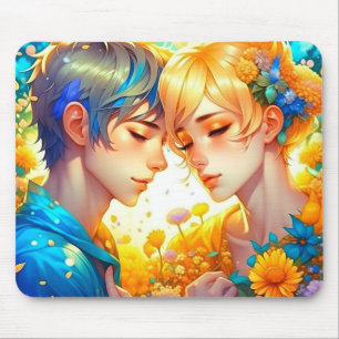 Mousepad Presente para Casal Romântico   Garoto e Garota de