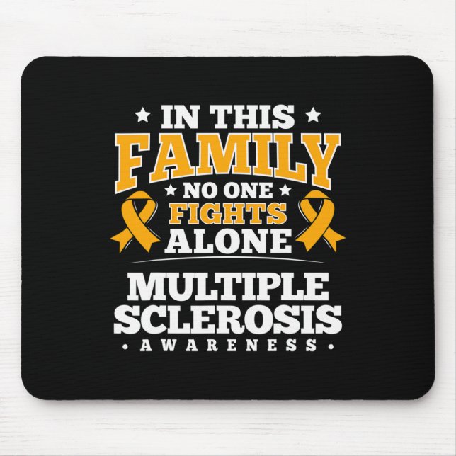 Mousepad Presente Para Doentes Com Esclerose Múltipla Sobre (Frente)