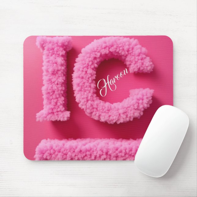 Mousepad Presente para Haroon Modern 3D Photo Grid (Com mouse)