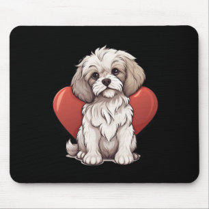 Mousepad Presente para Mãe e Pai dono de Cavachon Amante de