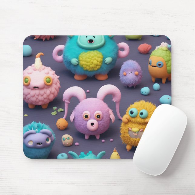 Mousepad Presente para o teclado do mouse em grade de fotos (Com mouse)