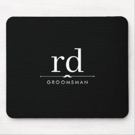 Mousepad Presente para Padrinhos de casamento brancos e pre