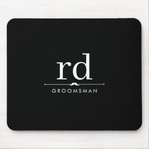 Mousepad Presente para Padrinhos de casamento brancos e pre