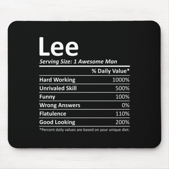 Mousepad Presente Personalizado de Aniversário Divertido Le (Frente)