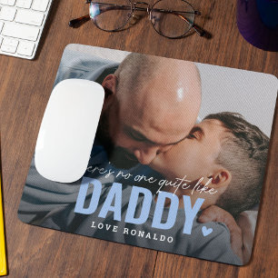 Mousepad Presente Personalizado de Foto Adorável para PAPAI
