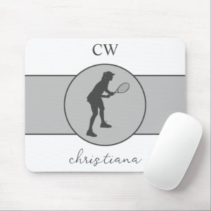 Mousepad Presente personalizado de Tênis de jogador de Têni