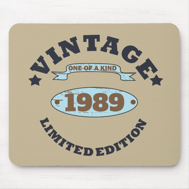Mousepad Presente personalizado de vintage (Frente)
