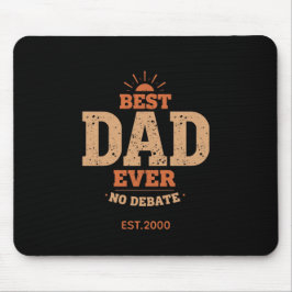 Mousepad Presente Personalizado Melhor Pai de Todos os Temp
