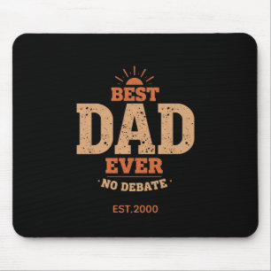 Mousepad Presente Personalizado Melhor Pai de Todos os Temp