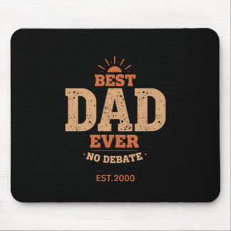 Mousepad Presente Personalizado Melhor Pai de Todos os Temp