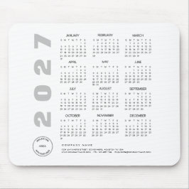 Mousepad Presente Promocional Logotipo da Empresa Calendári