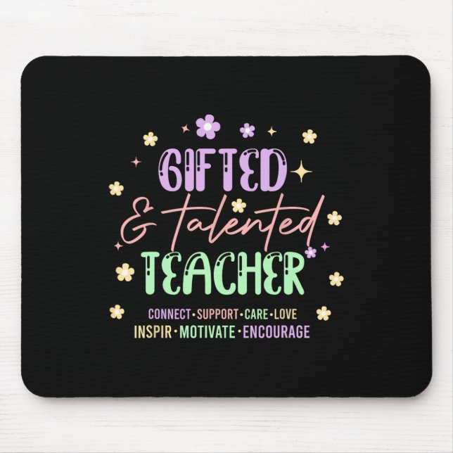 Mousepad Presente Retro Groovy Super Dotado e Talentoso Pro (Frente)
