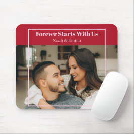 Mousepad Presente Romântico Personalizado com Foto e Texto