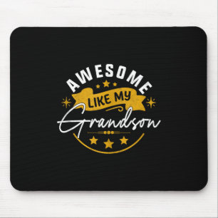 Mousepad Presente T incrível como meu neto Vovô Vovó