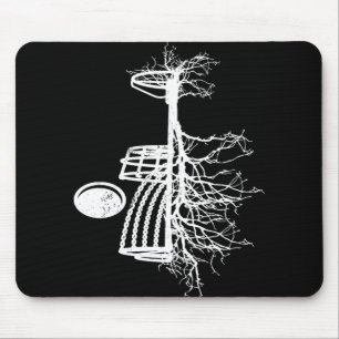 Mousepad Presente Único de Árvore de Discos de Disc Golf Fr
