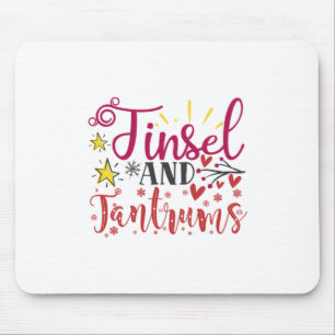 Mousepad Presente Xmas Tinsel E Tantros