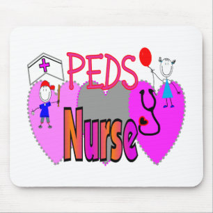 Mousepad Presentes adoráveis da ENFERMEIRA de PEDS