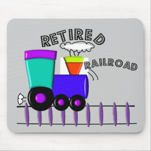 Mousepad Presentes aposentados do trabalhador da estrada de