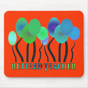 Mousepad Presentes artísticas aposentados das árvores do