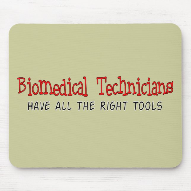 Mousepad Presentes biomedicáveis do técnico (Frente)