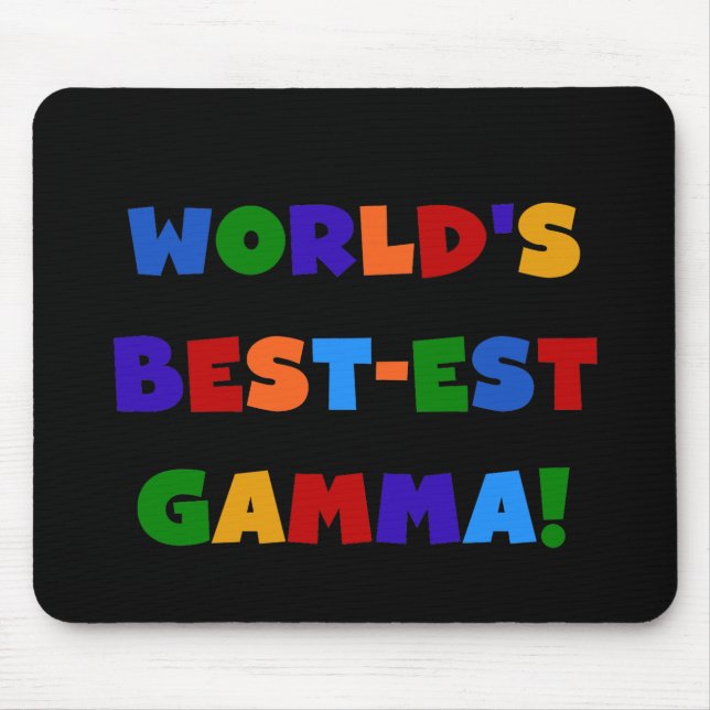 Mousepad Presentes brilhantes das cores da gama do (Frente)