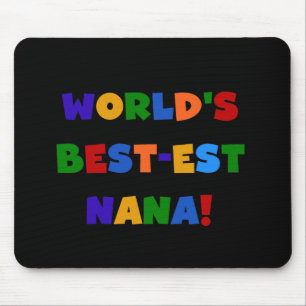 Mousepad Presentes brilhantes das cores do Melhor-est Nana