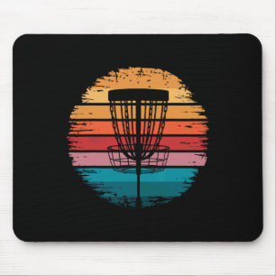 Mousepad Presentes Cesta de Disc Golf Retro Para Jogadores