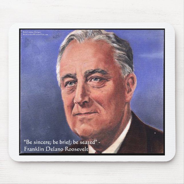 Mousepad Presentes com Citações de Sabedoria "Seja Breve" d (Frente)