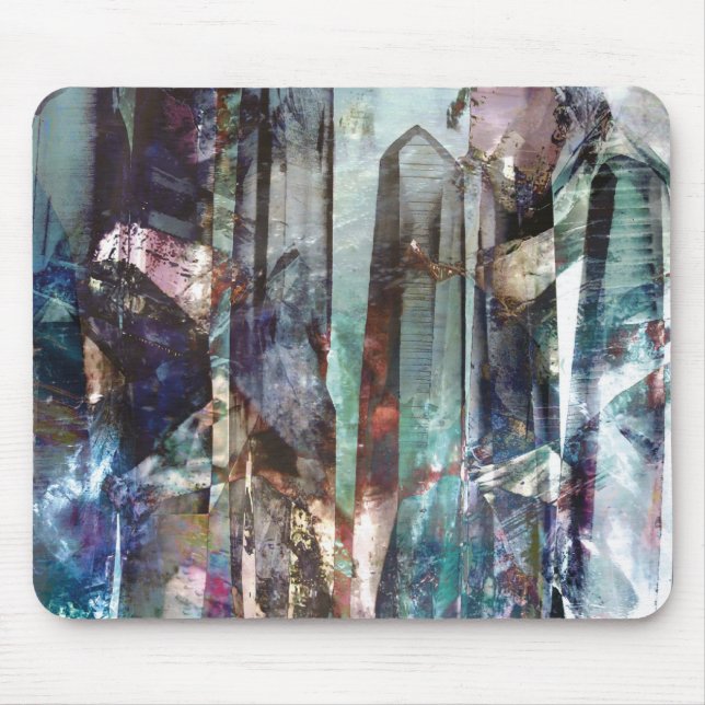 Mousepad Presentes cristalinos do abstrato 2 (Frente)