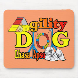 Mousepad Presentes da agilidade de Lhasa Apso