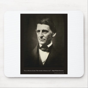 Mousepad Presentes da Citação de Amor da Beleza de Emerson