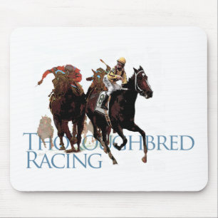 Mousepad Presentes da corrida de cavalos do puro-sangue