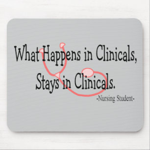 Mousepad Presentes da enfermeira de estudante