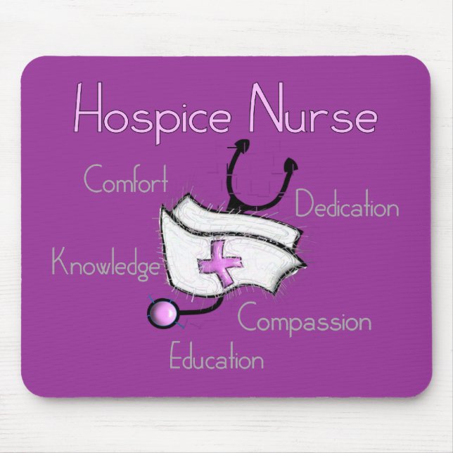 Mousepad Presentes da enfermeira do hospício (Frente)