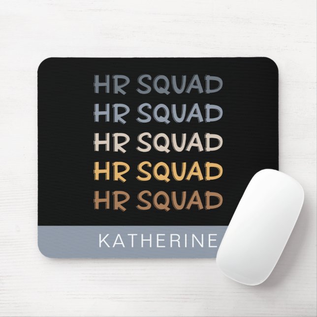 Mousepad Presentes da Equipe de Recursos Humanos no Esquadr (Com mouse)