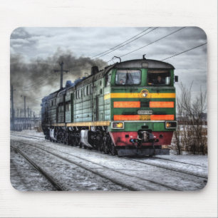 Mousepad Presentes da locomotiva diesel para amantes do