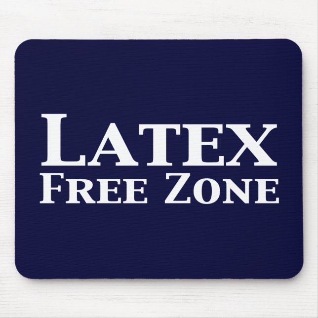 Mousepad Presentes da zona franca do látex (Frente)