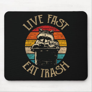 Mousepad Presentes de Acampador na Floresta Vivem Rápido Co