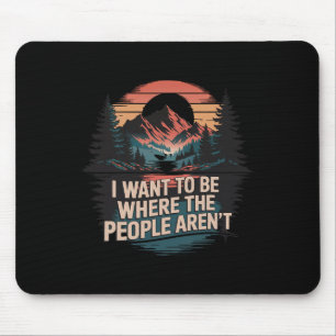 Mousepad Presentes de acampamento infantil de escotismo vin