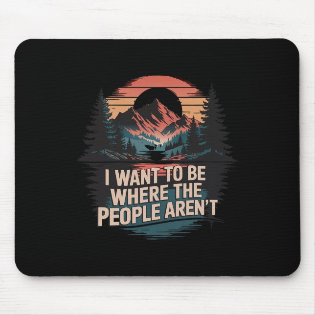 Mousepad Presentes de acampamento infantil de escotismo vin (Frente)