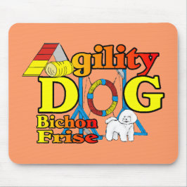 Mousepad Presentes de Agilidade Bichon Frise